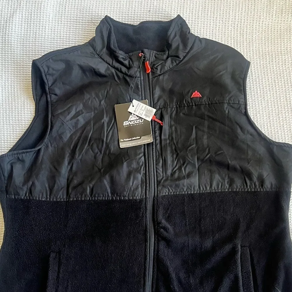 NWT Snozu Performance Outerwear  weather Resistant Fleece Vest Size 3X
